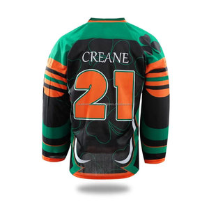 Vente en gros Chemise de ligue de hockey sur glace personnalisée Maillot de hockey sur glace pour hommes jeunes Maillot d'entraînement de compétition - Product Image 2