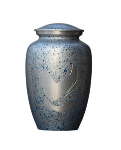 Urne funéraire conique en aluminium pour cendres humaines - Urne de crémation en métal à côtés gradués - Vase commémoratif poli pour funérailles - Product Image 6