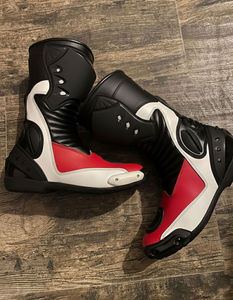 Chaussures de moto de qualité supérieure, meilleur prix, nouveau design, bottes en cuir pour motards et pilotes de course - Product Image 3