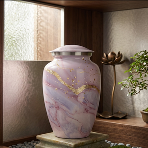 Urne funéraire en aluminium Cherished Spirit - Urne funéraire polie pour cendres - Product Image 4