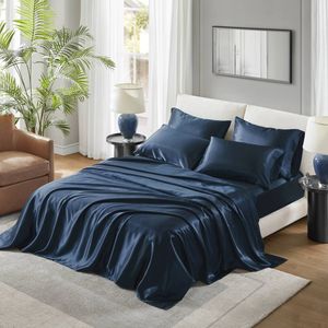 Set di Lenzuola e Federe in Raso di Lusso Cal King - Product Image 1