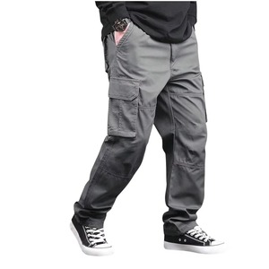 Pantalon cargo pour homme, élégant, fonctionnel, avec poches, poids moyen, coton doux, décontracté, mode outdoor, usine de vêtements OEM Bangladesh - Product Image 3