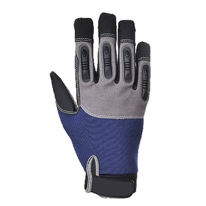 Work Safety Cheap Price Anti-UV <b>Touchscreen</b> Compatible Waterproof Windproof Breathable Leather Full Finger Hook Loop <b>Gloves</b> - Product Image 5