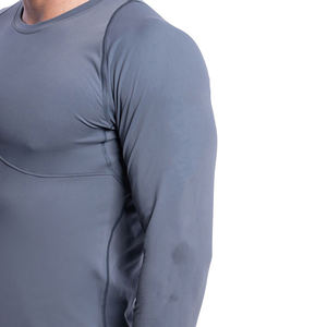 Chemises de compression pour hommes - Vêtements de fitness respirants à séchage rapide, manches courtes, légers, tissu personnalisable, vente chaude - Product Image 5