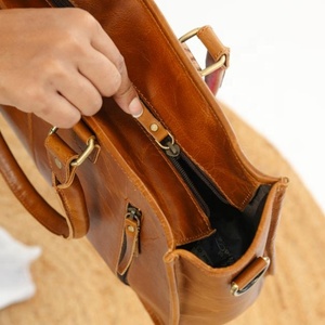 Newest Saddle Blanket Hand Tooled Leather Western Women's Tote Bag <b>Conceal</b> Carry Handbag Genuine Leather Large Shoulder Purse - Product Image 5