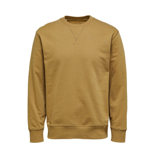 Premium Quality Men Sweatshirt Wholesale Custom Crewneck Pullover <b>Light</b> Weight Casual Wear Solid Color Sweatshirt - Product Image 4