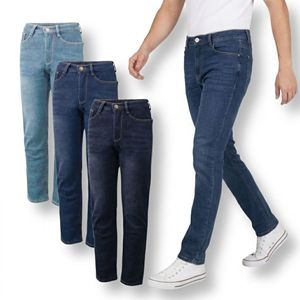 Black Eagle Men's Slim Fit Pencil Pants Mid Waist Stonewashed 100% Cotton Breathable Casual Autumn Style <b>Jeans</b> - Product Image 1