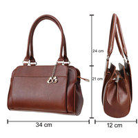 Bolsa de Cuero Genuino Hecha en Pakistán, en Oferta, con Logotipo Personalizado, Ligera, con Dos Correas, Impermeable, de Alta Calidad