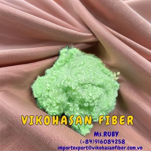 Factory Direct 100% Green Polyester Staple Fiber 15D HCS GRS OEKO-<b>TEX</b> Certified Flame Retardant Filling Material Sofa Furniture - Product Image 2