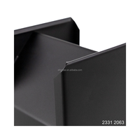ATLAS STAR 230g Moule à pain antiadhésif en alliage d'aluminium noir avec couvercle, forme maisonnette, compatible four, pour boulangerie