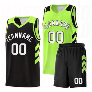 ชุดบาสเก็ตบอลสไตล์ที่ดีที่สุด ชุดกีฬาขายดี บริการ OEM ชุดบาสเก็ตบอลแบบกำหนดเองตามเทรนด์ใหม่ เสื้อทีม กางเกงขาสั้น - Product Image 1