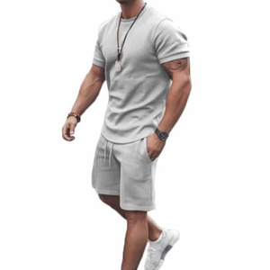 Ensemble de vêtements de sport légers d'été à prix d'usine, haute élasticité, respirant, tenue athlétique, vente directe, séchage rapide - Product Image 1