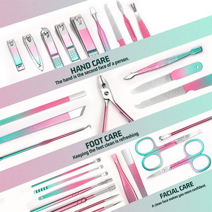 Wholesale Manicure Pedicure Kit Customization All Manicure Pedicure Kit <b>Nail</b> <b>Tools</b> Set Manicure & Pedicure Set - Product Image 4