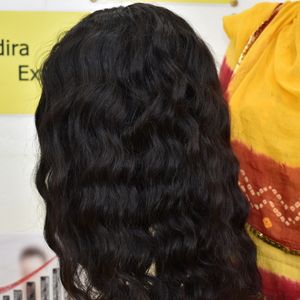 100% pas cher cuticule aligné faisceaux ondulés Machine de cheveux humains Double trame vague profonde brésilienne vierge Temple Extensions de cheveux humains - Product Image 2