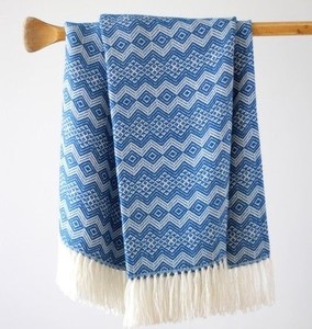 Manta de Jacquard 100% Algodón con Borlas |   Manta Decorativa Boho para Sofá |   Fabricante Mayorista - Product Image 1