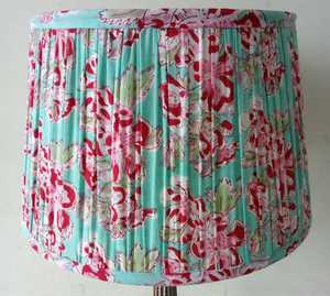 Wholesale natural designer pleated <b>lamp</b> <b>shades</b> in blue green linen anna fabric with e27 fittings best <b>for</b> desk <b>lamp</b> <b>table</b> <b>lamp</b> - Product Image 2