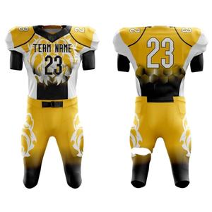 Uniformes de football américain de qualité supérieure, service OEM, designs d'équipe, maillot et short de football respirants, ensemble pour ligue de football - Product Image 1