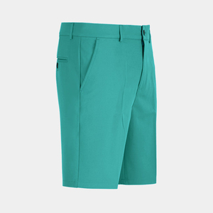 Pantalones Cortos Bermuda para Hombre, Color Verde Azulado Sólido, Cintura Media, Cierre de Botones, Casuales, de Algodón Oxford, con Bolsillos, Tejido Transpirable - Product Image 5