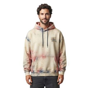 Custom Graphic Cotton Men <b>Tie</b> Dye Hoodies Retro Wash Oversized Pullover Casual Streetwear Drop Shoulder <b>Vintage</b> Relaxed Hoodies - Product Image 2