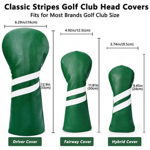 Housse de tête de club de golf confortable et élégante, impression et broderie personnalisées, motifs variés pour drivers de golf - Product Image 5