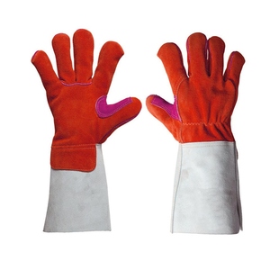 Gants de sécurité en cuir de vachette renforcé de qualité supérieure, résistants à l'abrasion, pour la lutte contre les incendies, le barbecue, avec logo personnalisé - Product Image 4