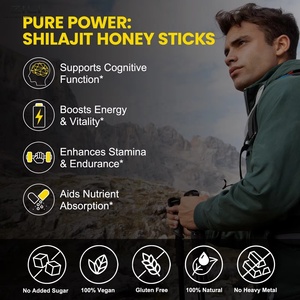 Shilajit <span class=keywords><strong>Naturel</strong></span> Pré-Entraînement au Miel, Qualité Or, 60% Acide Fulvique, Bâtonnets Énergétiques Marque Privée - Product Image 3