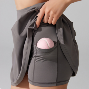 Falda de Tenis Plisada de Cintura Alta para Mujer con Bolsillos Laterales, Antitransparente, de Secado Rápido, Falda Deportiva Transpirable, Falda de Golf - Product Image 6