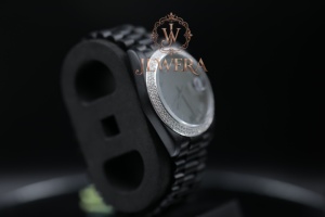 Reloj de Diamantes Moissanite de Acero Inoxidable de Calidad de Exportación para Profesionales de Negocios, Aniversarios y Celebraciones Especiales - Product Image 3
