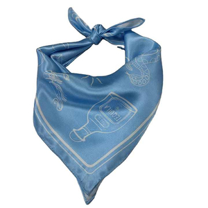 Custom Logo Printed <b>Silk</b> Satin <b>Square</b> Head <b>Scarf</b> Bandana-High Quality Outdoor Unisex Fashion Accessory All Season Use Multicolor - Product Image 2