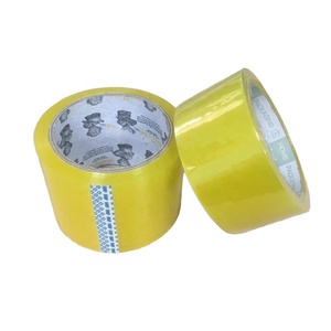 Fábrica al por mayor logotipo personalizado transparente precio favorable autoadhesivo BOPP cinta Vietnam - Product Image 3