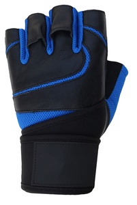 Guantes de entrenamiento de gimnasio unisex para fitness y entrenamiento deportivo Guantes de cuero transpirables con logotipo personalizable para levantamiento de pesas - Product Image 3