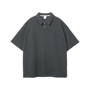 Camisa Casual de Manga Corta Unisex, Holgada, de Alta Calidad, Personalizada, Sólida, Transpirable, Cómoda, con Diseño Único, Antiarrugas, de Poliéster - Product Image 2