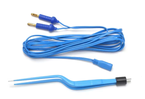 Pinzas bipolares de acero inoxidable europeas antiadherentes con fuente de alimentación manual, instrumentos quirúrgicos rectos, pinzas bipolares tipo bayoneta - Product Image 2