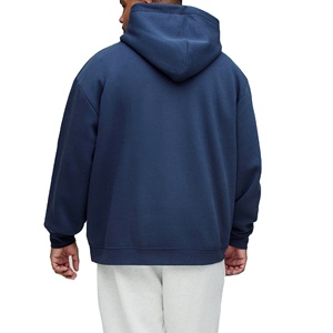 Top Quality Breathable Men's Hoodies basics cotton <b>blended</b> Over Size Loose Heavyweight Hoodies For Men 2026 - Product Image 2