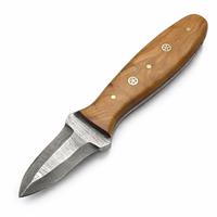 Couteau à huîtres en bois en gros avec étui, outils pour fruits de mer, ouvre-coquillages, accessoires de cuisine écologiques, compatibles micro-ondes