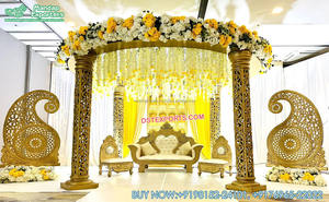 Decoración de escenario para boda, accesorio de decoración de escenario para eventos de ensueño, Reino Unido, Malay tradicional - Product Image 2