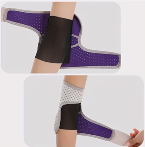 HAWK SPORTS INDUSTRIES Support de coude respirant et réglable avec fermeture auto-agrippante pour le football, protection de base, unisexe, violet - Product Image 1