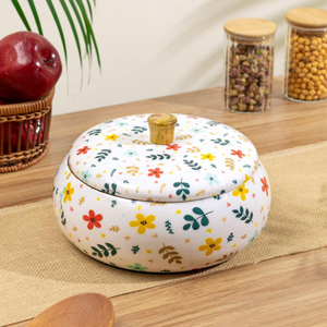 Casserole en bois avec couvercle et poignée en bois, design classique, écologique, passe au lave-vaisselle, diamètre 20 cm, extérieur poli - Product Image 6