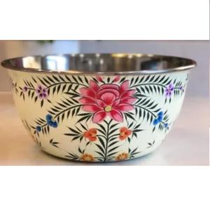 Bol de rangement pour fruits en aluminium de style moderne, écologique, couleur personnalisable, centre de table pour fête - Product Image 1