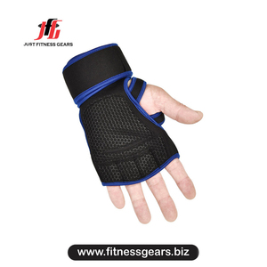 Gants de musculation antidérapants en PU de haute qualité pour la musculation, unisexe, personnalisables avec logo, vente en gros, pour le sport et l'entraînement - Product Image 4