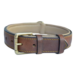 Colliers et laisses pour chien en cuir véritable souple avec logo personnalisé - Luxe, premium, réglables et durables - Product Image 2