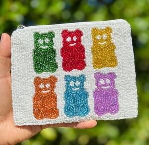 Bolsa para monedas de cuentas de semilla, hecha a mano, con bordado de cuentas y forma personalizada, al por mayor - Product Image 5