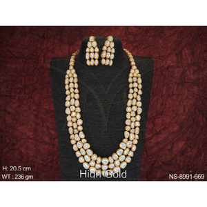 Conjunto de Kundan Collar de largo para fiesta, joyería de diseño, bonito, a precio asequible - Product Image 2