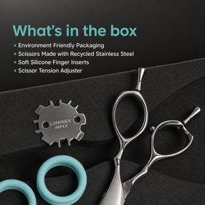 Premium Pet Grooming <b>Scissors</b> Set – Made from High-Quality Stainless Steel, Professional <b>Dog</b> & Cat Hair Cutting Kit with Case - Product Image 5