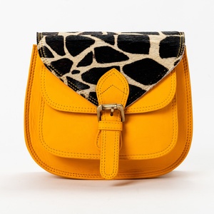 Stylish Women's Unique Animal Print Recycled Leather <b>Shoulder</b> <b>Sling</b> Messenger Bag New Arrival Western Fashionable Design - Product Image 2