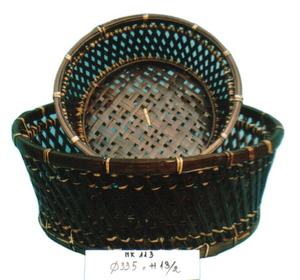 Cesta de almacenamiento de jacinto de agua tejida a mano con precio económico con asa Dormitorio Sala de estar Organización de baño Cestas tejidas - Product Image 4