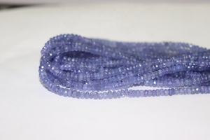 Venta al por mayor 4-5mm tanzanita facetada Rondelle Beads 16 pulgadas de largo para la fabricación de joyas con piedras preciosas naturales - Product Image 4