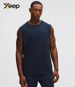 เสื้อกล้ามออกกำลังกายผู้ชาย XEEP รุ่น XC-GTT-32 ระบายอากาศได้ดี แห้งเร็ว พิมพ์ลายแบบ Heat-Transfer ผ้าถัก 100% คอตตอน คอกลม สีพื้น - Product Image 1