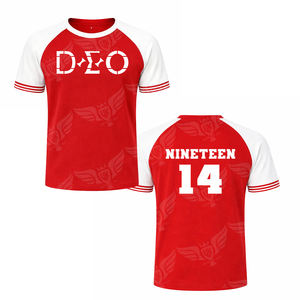 Camiseta Deportiva Personalizada 2026 Inspirada en la Hermandad Roja, Estilo Universitario para Mujer, con Cordones, Camiseta Varsity OEM, Ropa Deportiva Urbana - Product Image 2