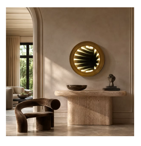 Large Decorative Vintage LED <b>Wall</b> <b>Mirror</b> For Decoration Luxury Living Room Home - Product Image 1